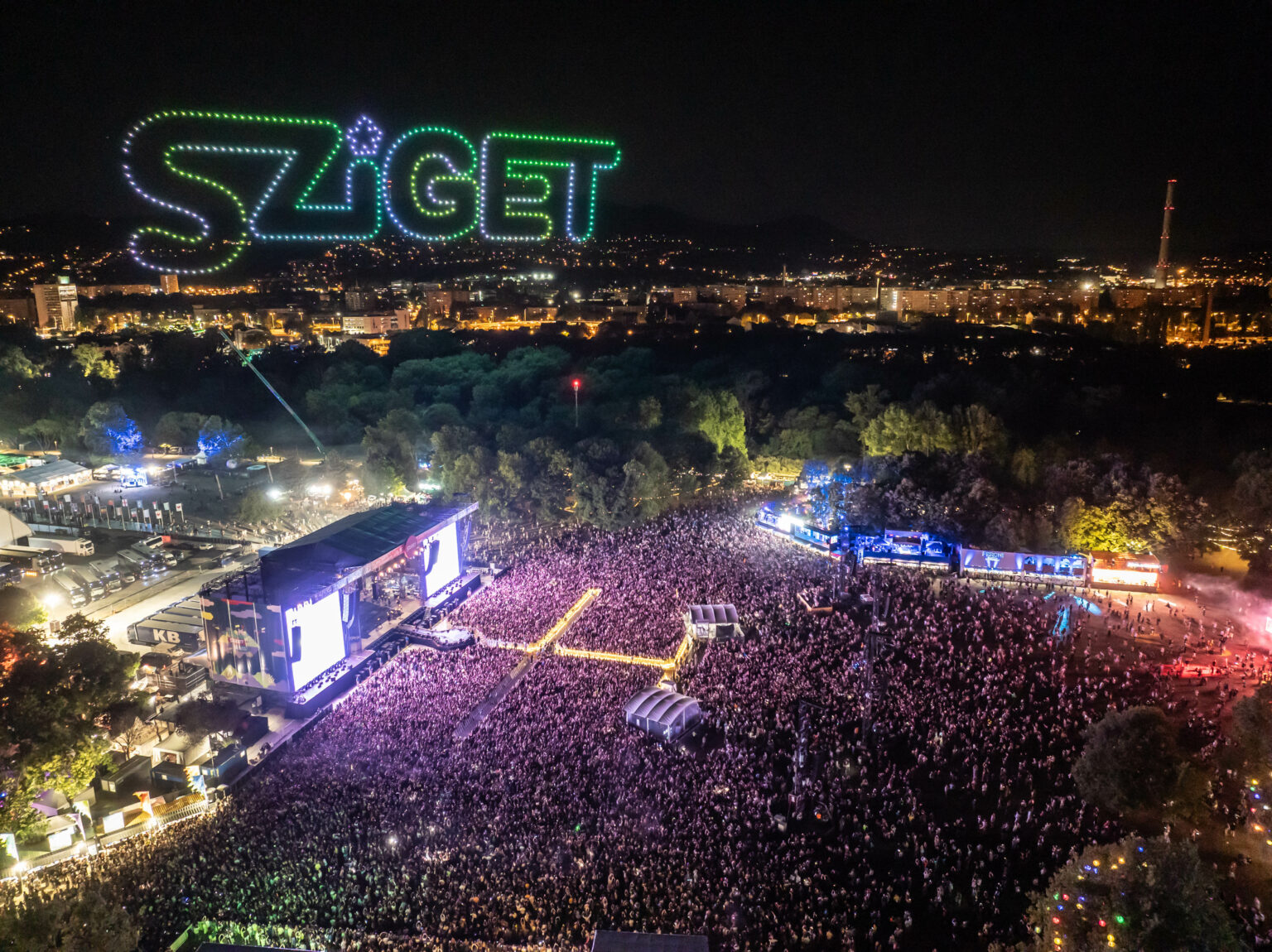 بودابست تودع مهرجان Sziget